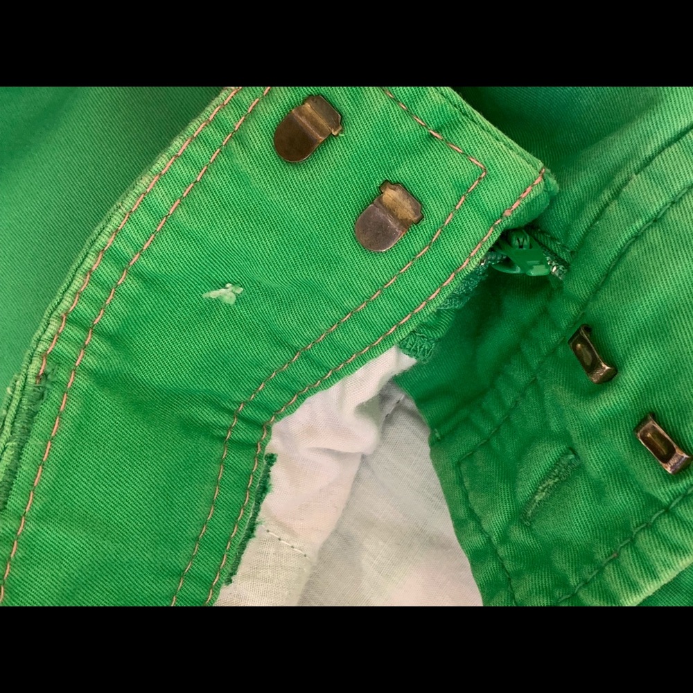 Lilly Pulitzer Green Shorts SZ 0 - Picture 5 of 8